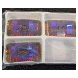 Swarovski CB0388 Crystal Volcano Rectangle Button 30x16mm Chessboard