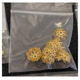 Bead Caps & Finishing Beads - 31 Packs Gold-Tone Jewelry Findings