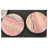 Assorted Drilled Stone Beads - Polished Discs & Rounds