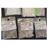 Swarovski Crystal Beads & Faceted Glass Beads - 35 Packs, Mixed Colors