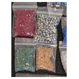 Swarovski Crystal Beads & Faceted Glass Beads - 35 Packs, Mixed Colors