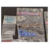 Swarovski Crystal Beads & Faceted Glass Beads - 35 Packs, Mixed Colors