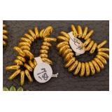 Czech Glass Dagger Bead Strands - Lot of 19