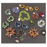 Czech Glass Dagger Bead Strands - Lot of 19