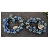 Czech Glass Dagger Bead Strands - Lot of 19