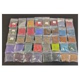 Seed Beads Assorted Colors - 40 Packs for Jewelry & Craft Projects