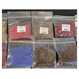 Seed Beads Assorted Colors - 40 Packs for Jewelry & Craft Projects