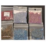 Seed Beads Assorted Colors - 40 Packs for Jewelry & Craft Projects