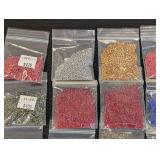 Seed Beads Assorted Colors - 40 Packs for Jewelry & Craft Projects
