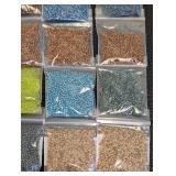 Seed Beads Assorted Colors - 40 Packs for Jewelry & Craft Projects