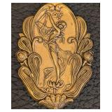 Brass Decorative Finishing Pieces - 6-Pack, Ornate Floral & Figural Embellishments