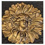 Brass Decorative Finishing Pieces - 6-Pack, Ornate Floral & Figural Embellishments