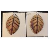 Nine Enameled Pendants - Assorted Shapes & Colors