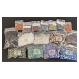 Miyuki Glass Bead Cube Beads - 4mm Cube Beads, Assorted Colors - 16 Packs