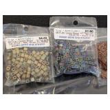 Miyuki Glass Bead Cube Beads - 4mm Cube Beads, Assorted Colors - 16 Packs