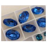 Swarovski SC6850 Sapphire 18x13 mm Oval Crystal Stone - Swarovski Elements