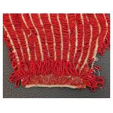 Antique Beaded Purse with Ornate Frame - 8-inch Wide Handle (Pair)