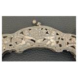 Antique Beaded Purse with Ornate Frame - 8-inch Wide Handle (Pair)