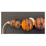 Lampwork & Art Glass Bead Strands - Mixed Glass Bead Collection for Jewelry
