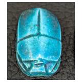 Scarab Pendants - Ceramic, Glazed - Set of 4