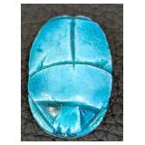 Scarab Pendants - Ceramic, Glazed - Set of 4