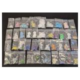 Flower & Leaf Bead Packs - Floral Craft Beads, 40 Packs