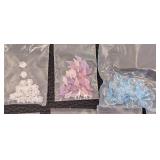 Flower & Leaf Bead Packs - Floral Craft Beads, 40 Packs
