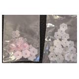 Flower & Leaf Bead Packs - Floral Craft Beads, 40 Packs