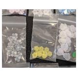 Flower & Leaf Bead Packs - Floral Craft Beads, 40 Packs