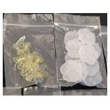 Flower & Leaf Bead Packs - Floral Craft Beads, 40 Packs
