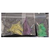 Flower & Leaf Bead Packs - Floral Craft Beads, 40 Packs