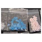 Flower & Leaf Bead Packs - Floral Craft Beads, 40 Packs