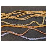 Czech Glass Bead Strands - 40+ Strands, Assorted Colors