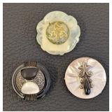 Studio Beads Vintage Brooch Set - 3 Pieces