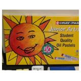 Staedtler Mastercarve Artist Carving Block 3-Pack - Cray-Pas Junior Artist Oil Pastels 50 Colors - Metallic Rub-Ons - Calligraphy Nibs Cylinder