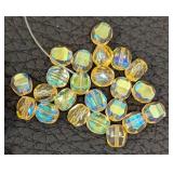Czech Glass Beads - Faceted Round Beads, 15-Strand Pack