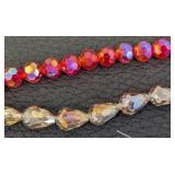 Czech Glass Beads - Faceted Round Beads, 15-Strand Pack