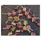 Czech Glass Beads - Faceted Round Beads, 15-Strand Pack