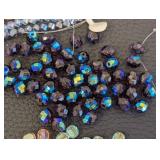 Czech Glass Beads - Faceted Round Beads, 15-Strand Pack