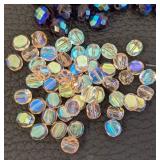 Czech Glass Beads - Faceted Round Beads, 15-Strand Pack