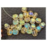Czech Glass Beads - Faceted Round Beads, 15-Strand Pack
