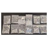 Crystal Beads - Assorted Drilled & Loose Crystals (12 Packs)