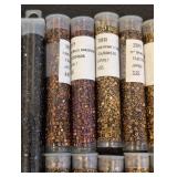 Toho Cube Beads - Bronze-Lined Glass Beads 11/0, 30 Tubes