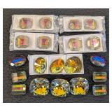 Swarovski Crystal Cabochons - Assorted Colors, 3/4 in Diameter
