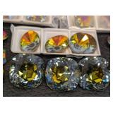 Swarovski Crystal Cabochons - Assorted Colors, 3/4 in Diameter