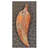 Leaf Pendants Trio - Glass, Stone & Raku