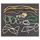 Assorted Stone Beads Strands - 16-Strand Lot