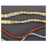 Assorted Stone Beads Strands - 16-Strand Lot