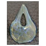 Dichroic Art Glass Pendants - 4-Piece Set