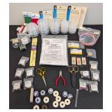 Jewelry Making Tools & Supplies Assortment - Beads, Thread, Needles & Snips